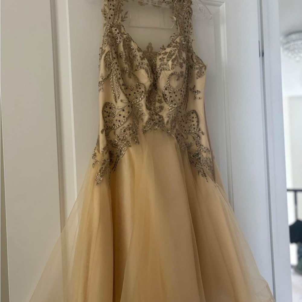 ⋆｡𖦹˚.★ Gold Dress ⋆｡𖦹˚.★